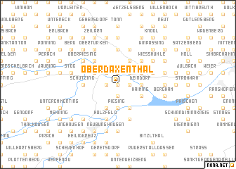 map of Oberdaxenthal