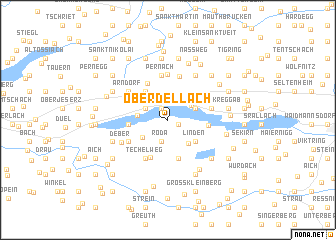 map of Ober-Dellach