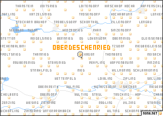 map of Oberdeschenried