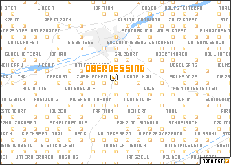 map of Oberdessing
