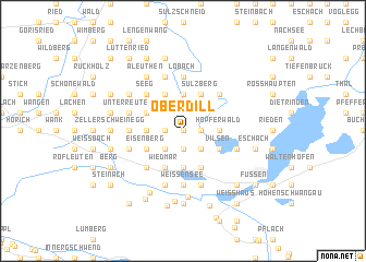 map of Oberdill