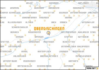 map of Oberdischingen