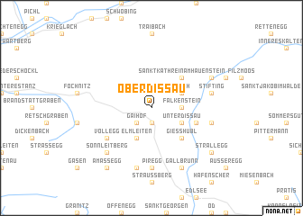 map of Oberdissau