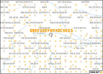 map of Oberdorf am Hochegg