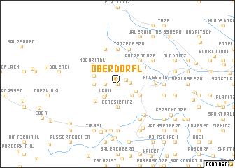 map of Oberdörfl