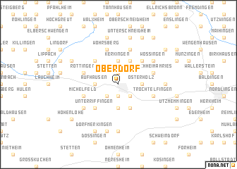 map of Oberdorf