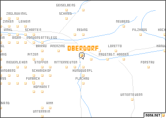 map of Oberdorf