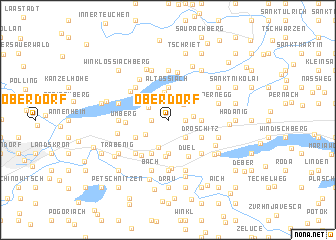 map of Oberdorf
