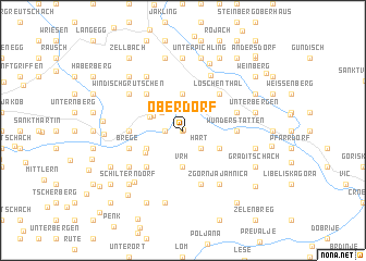 map of Oberdorf