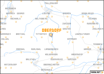 map of Oberdorf