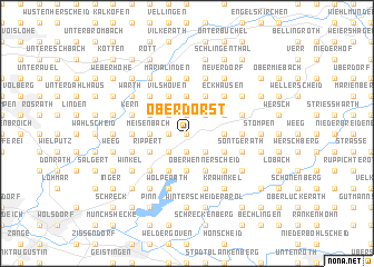 map of Oberdorst
