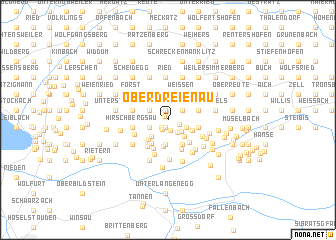 map of Oberdreienau