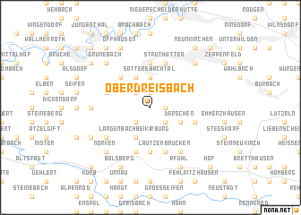 map of Oberdreisbach