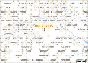 map of Oberdreis