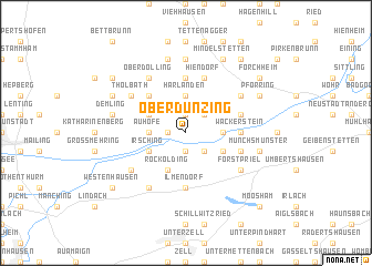 map of Oberdünzing