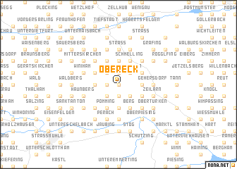 map of Obereck