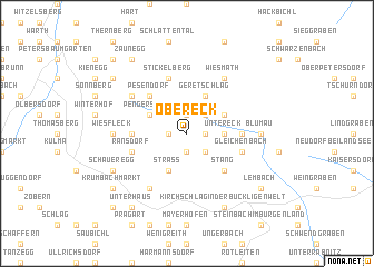 map of Obereck