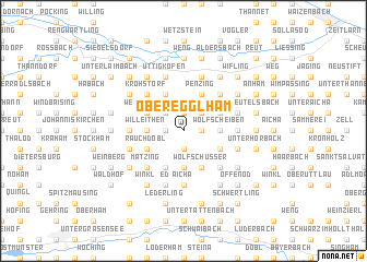 map of Oberegglham