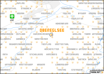 map of Obereglsee