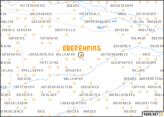 map of Oberehring