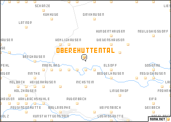 map of Obere Hüttental