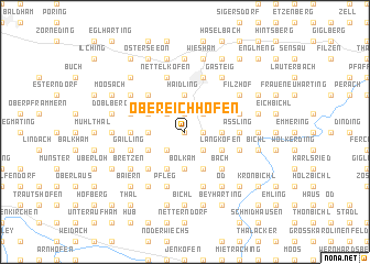 map of Obereichhofen