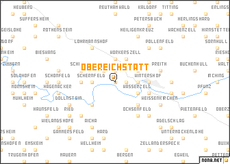 map of Obereichstätt