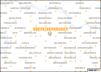 map of Obereisenhausen