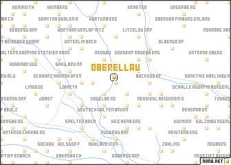 map of Oberellau