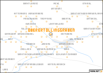 map of Oberer Tollinggraben