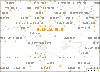 map of Obereschach