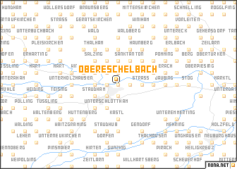 map of Obereschelbach