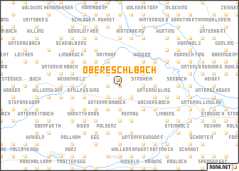 map of Obereschlbach