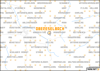 map of Obereselbach