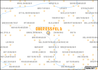 map of Obereßfeld