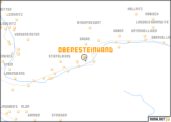 map of Obere Steinwand