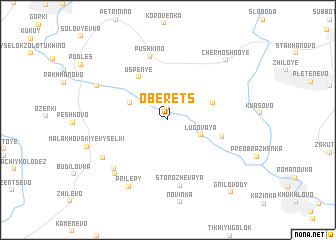 map of Oberets