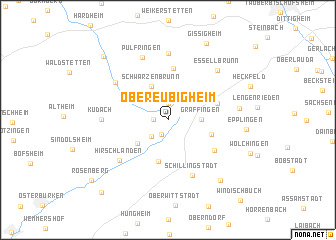 map of Obereubigheim