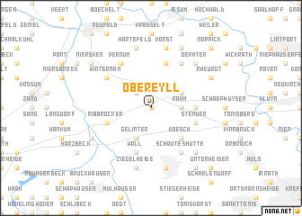 map of Obereyll