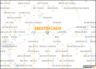 map of Oberfahlheim