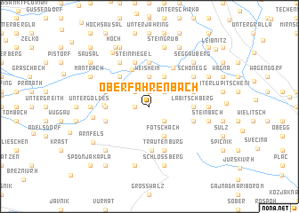 map of Oberfahrenbach