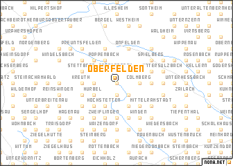 map of Oberfelden