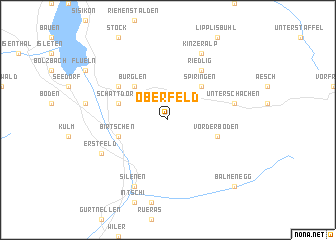 map of Oberfeld