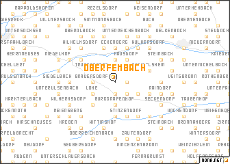 map of Oberfembach