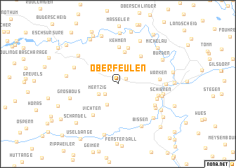 map of Oberfeulen