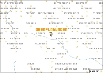 map of Oberfladungen