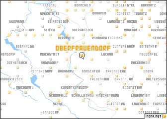 map of Oberfrauendorf