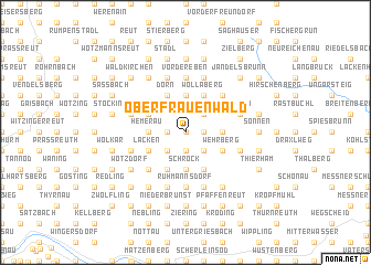 map of Oberfrauenwald