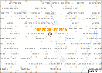 map of Obergammenried