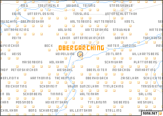 map of Obergarching